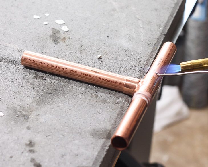 solder-t-piece-copper-pipe