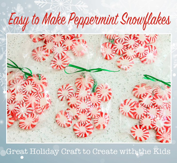 Easy Peppermint Snowflakes | Pretty Handy Girl