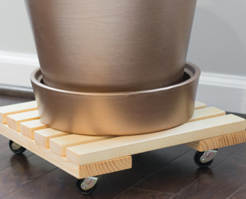 DIY Rolling Plant Caddy by Brittany Goldwyn-1