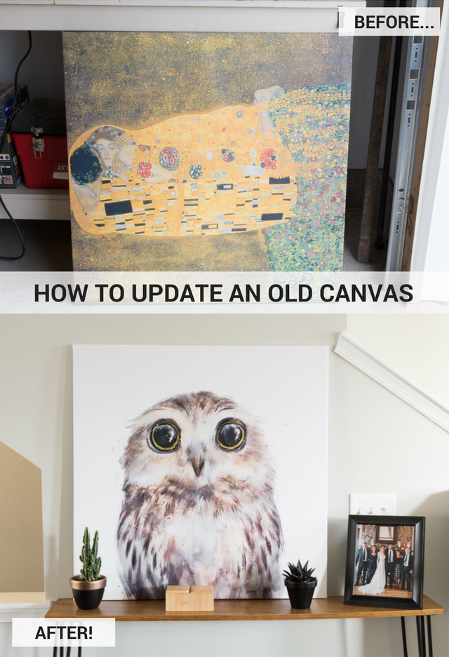 How to Update Old Canvas Art