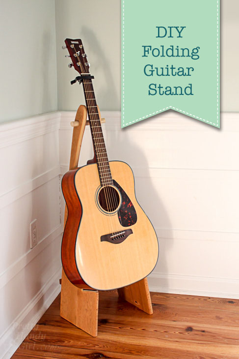 DIY Folding Guitar Stand | Pretty Handy Girl