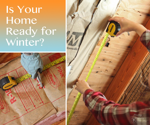 make your home winter ready, replace insulation 