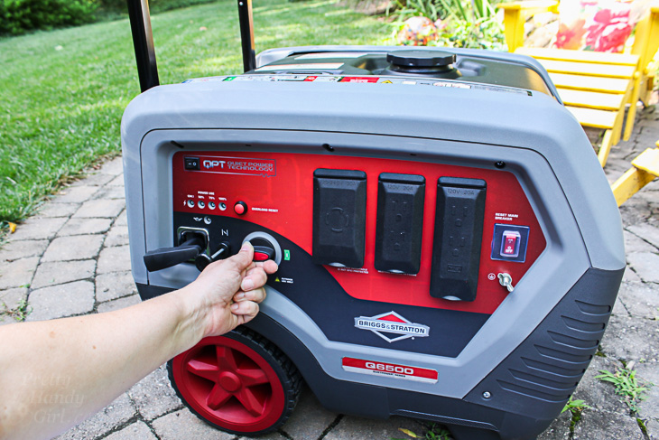 How to Safely Use and Store a Generator | Pretty Handy Girl