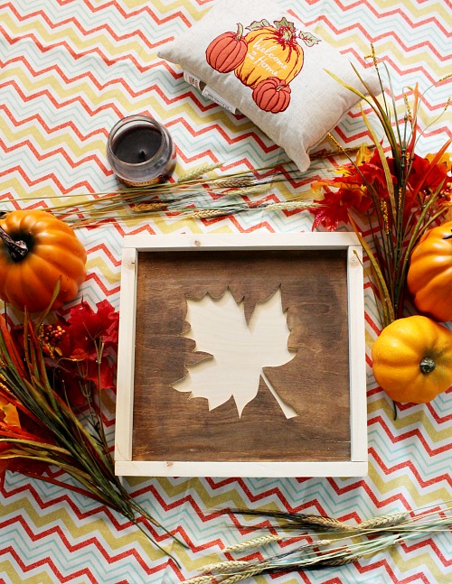 How to make an easy scrap wood fall sign