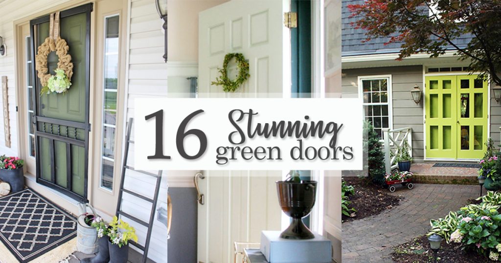 16 Stunning Green Doors - Social Media imag16e