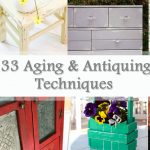 Aging and Antiquing Finishes Roundup Social Media Image