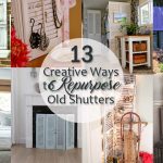 creative ways to repurpose old shutters - social media image