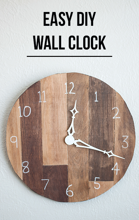 How to make an easy DIY wall clock