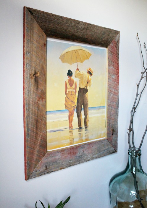 How to DIY a Barn Wood PIcture Frame