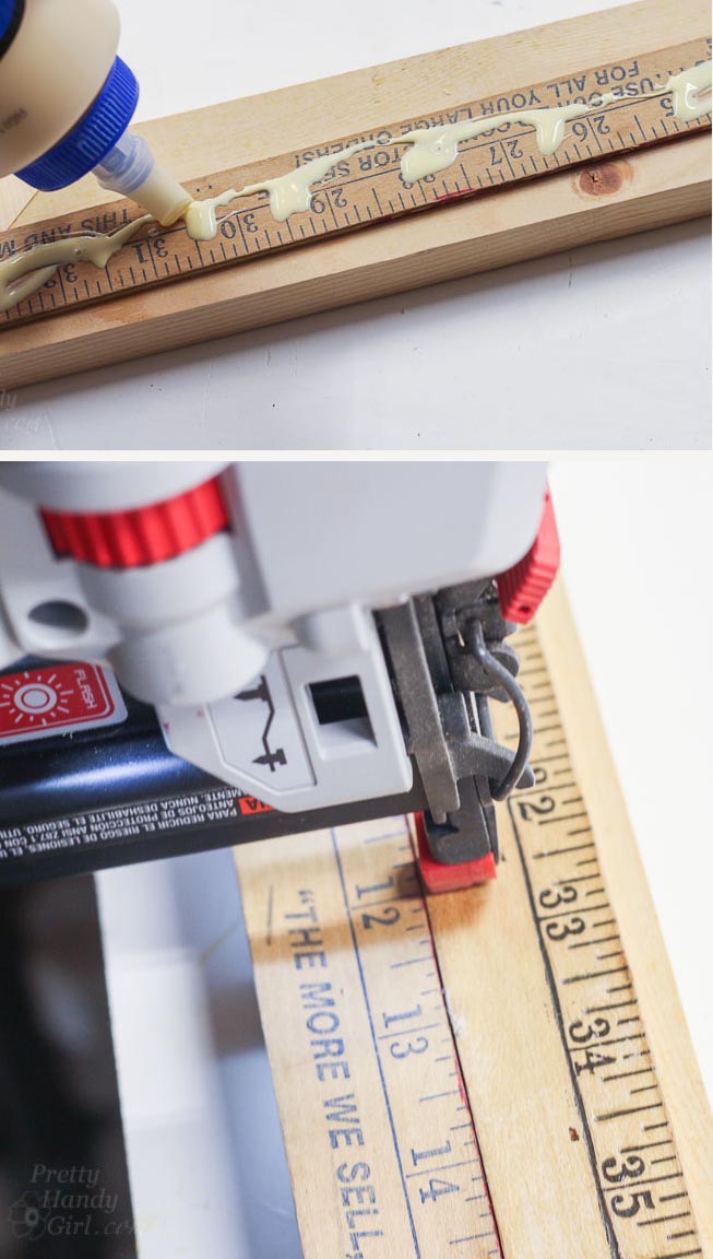 How to Build a Custom Vintage Ruler Picture Frame - Pretty Handy Girl