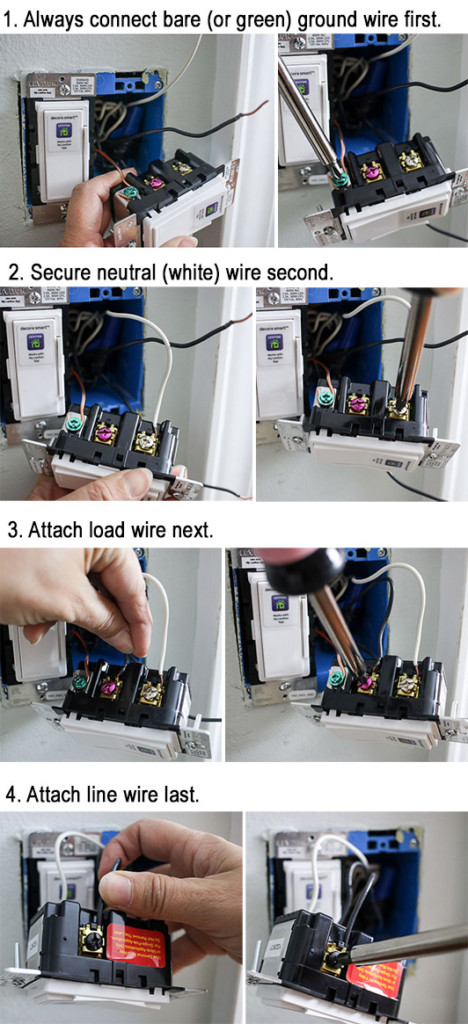 wiring up the decora smart switch