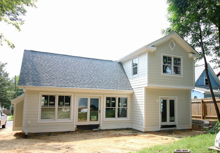 Locally Sown exterior paint with True White trim