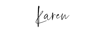 karen signature