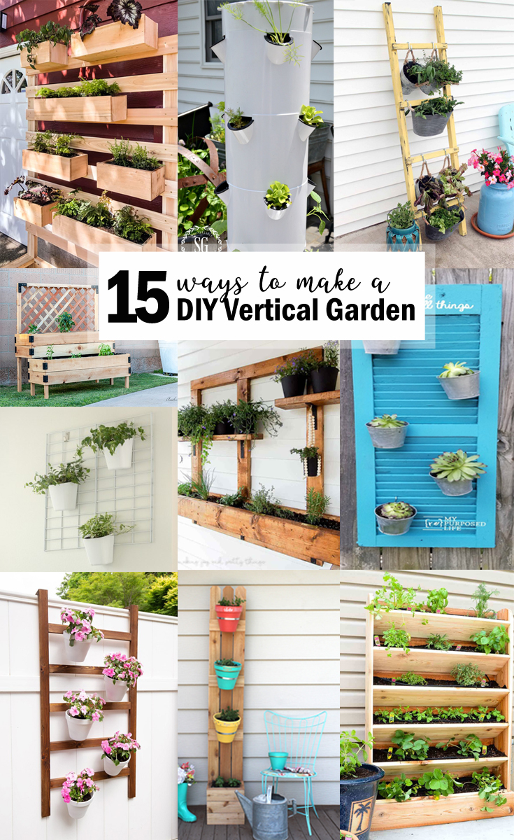 15 ways to make a DIY vertical garden