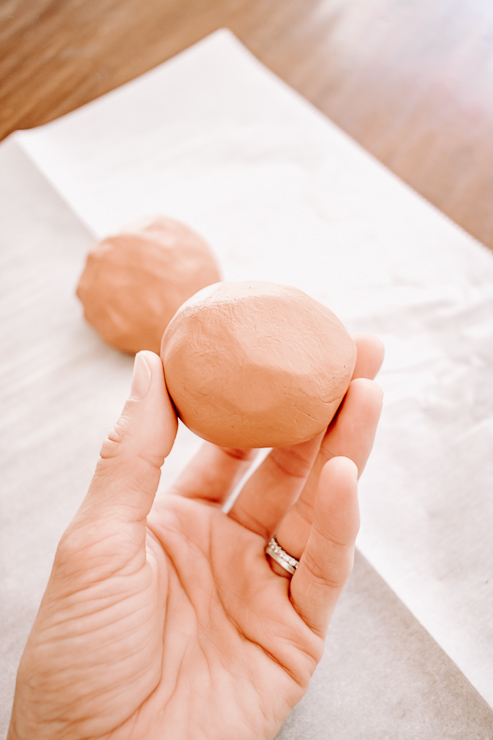 Shape Clay into a Round Ball