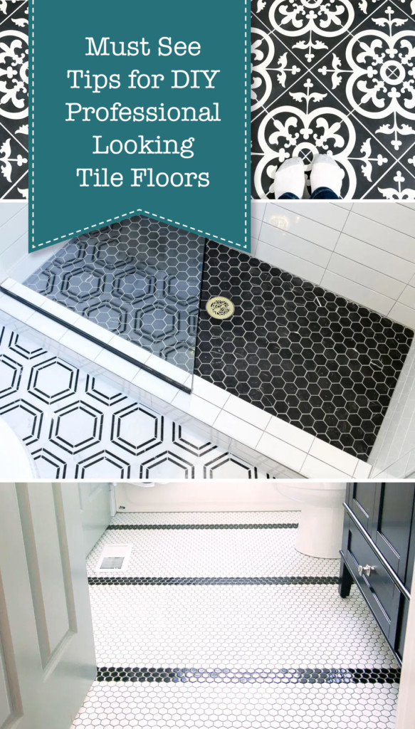 11 Must See Tips for DIY Professional Looking Tile Floors
