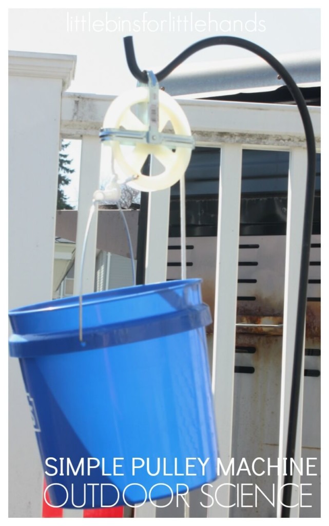 Bucket on a Pulley for contactless trick or treating