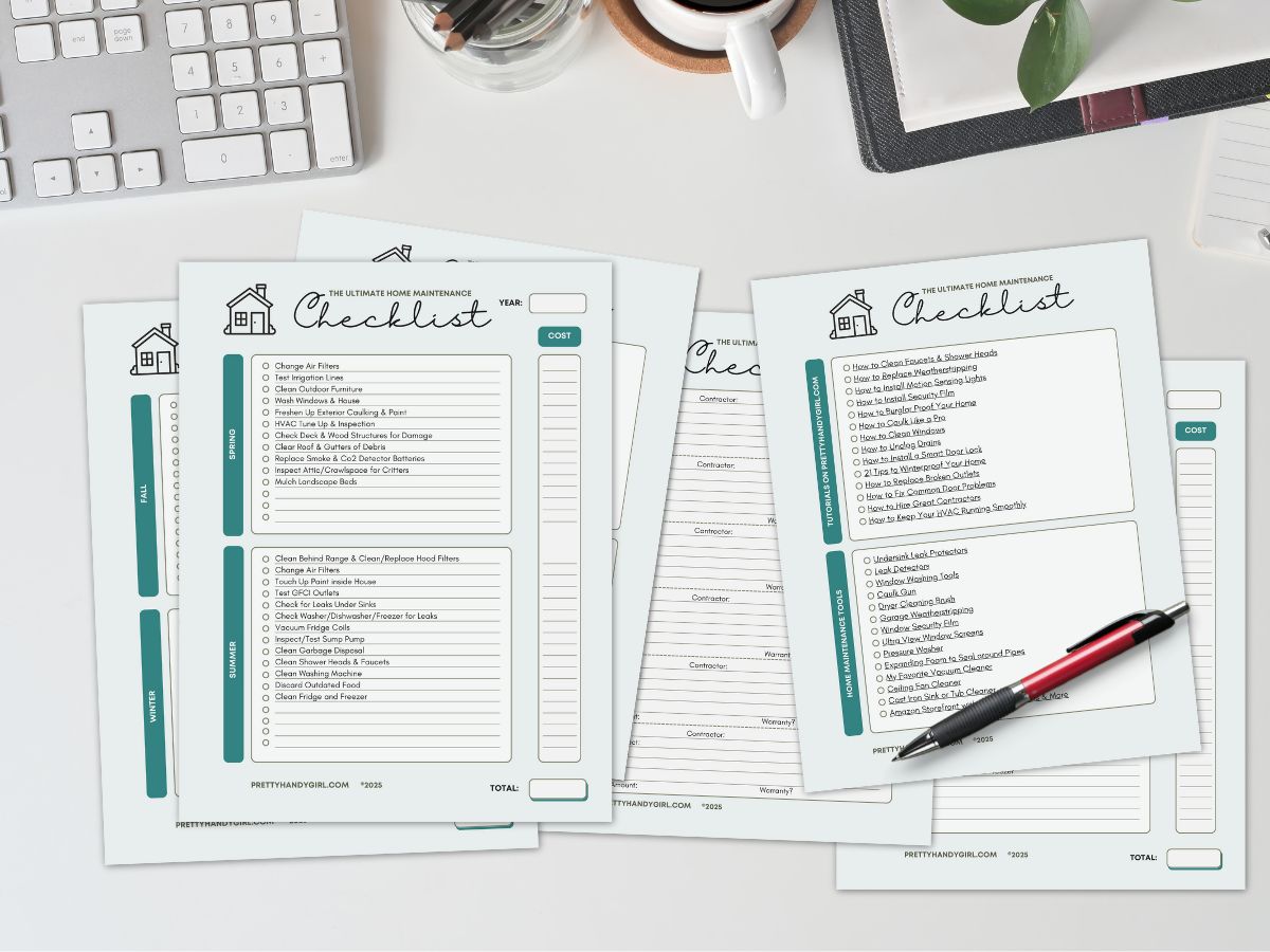 The Ultimate Home Maintenance Checklist - Pretty Handy Girl
