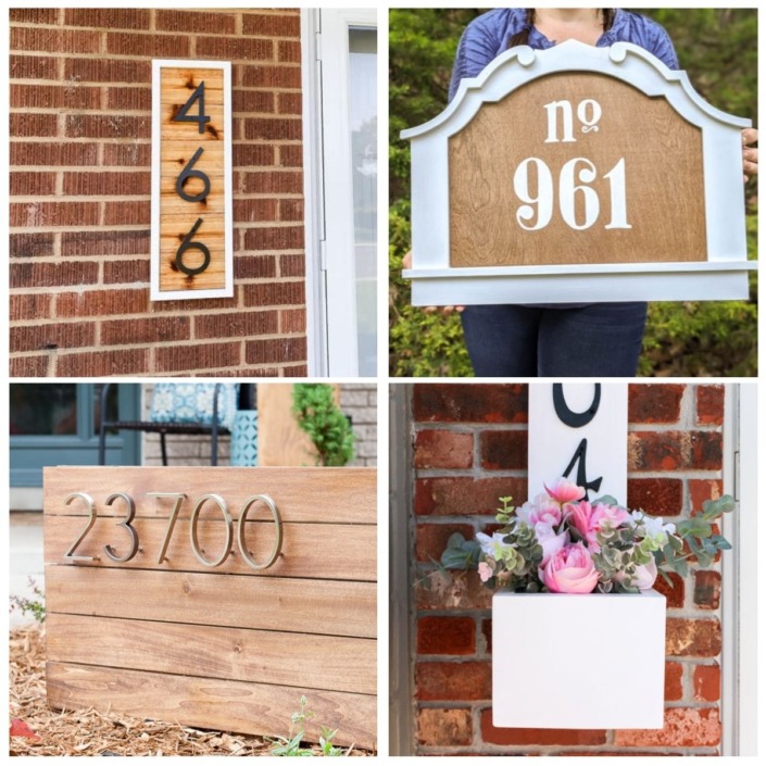 DIY House Number Sign Ideas to Instantly Boost Your Curb Appeal ...